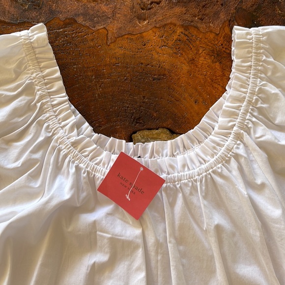 NWT Kate Spade white aperitif top L - Picture 4 of 13